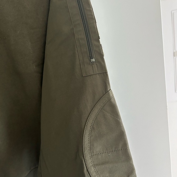 Mens Alexander Wang Fleece Army Dark Green Khaki Sweatshirt L ($800 value) - Picture 5 of 10